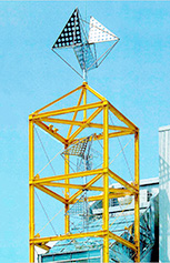 本社ビル ブレーンセンター「風の万華鏡」の写真