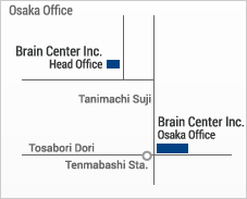 Map of Head Office and Osaka Office